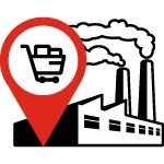 «Магазин у заводской проходной» позволяет быстро купить продукты во время перерыва, перед началом рабочего дня или после смены.